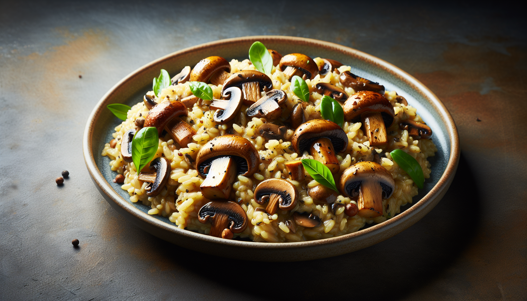 risotto ai funghi champignon